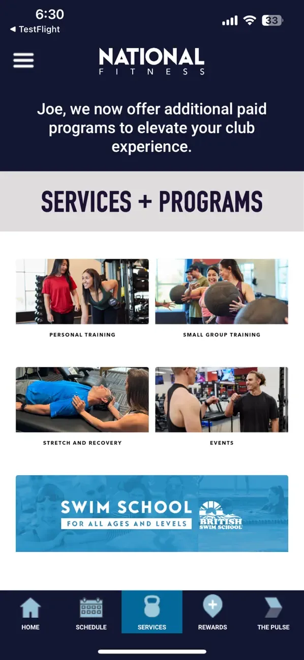 National Fitness screenshot 3