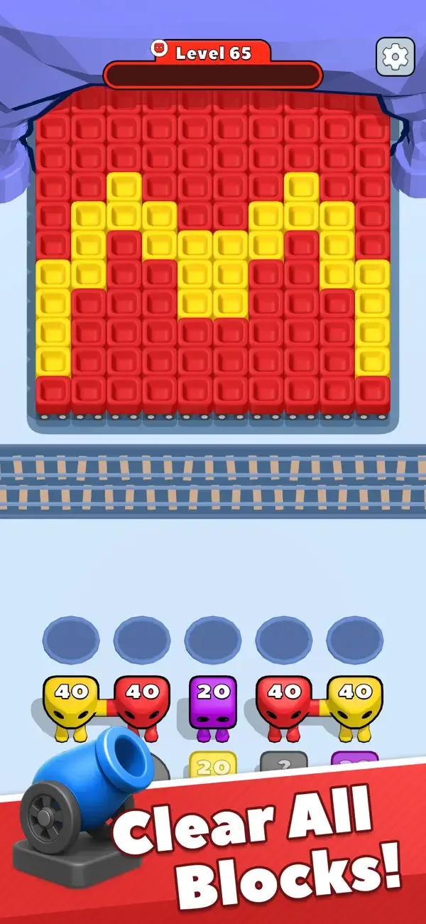 Color Blast 3D : TramCar screenshot 5