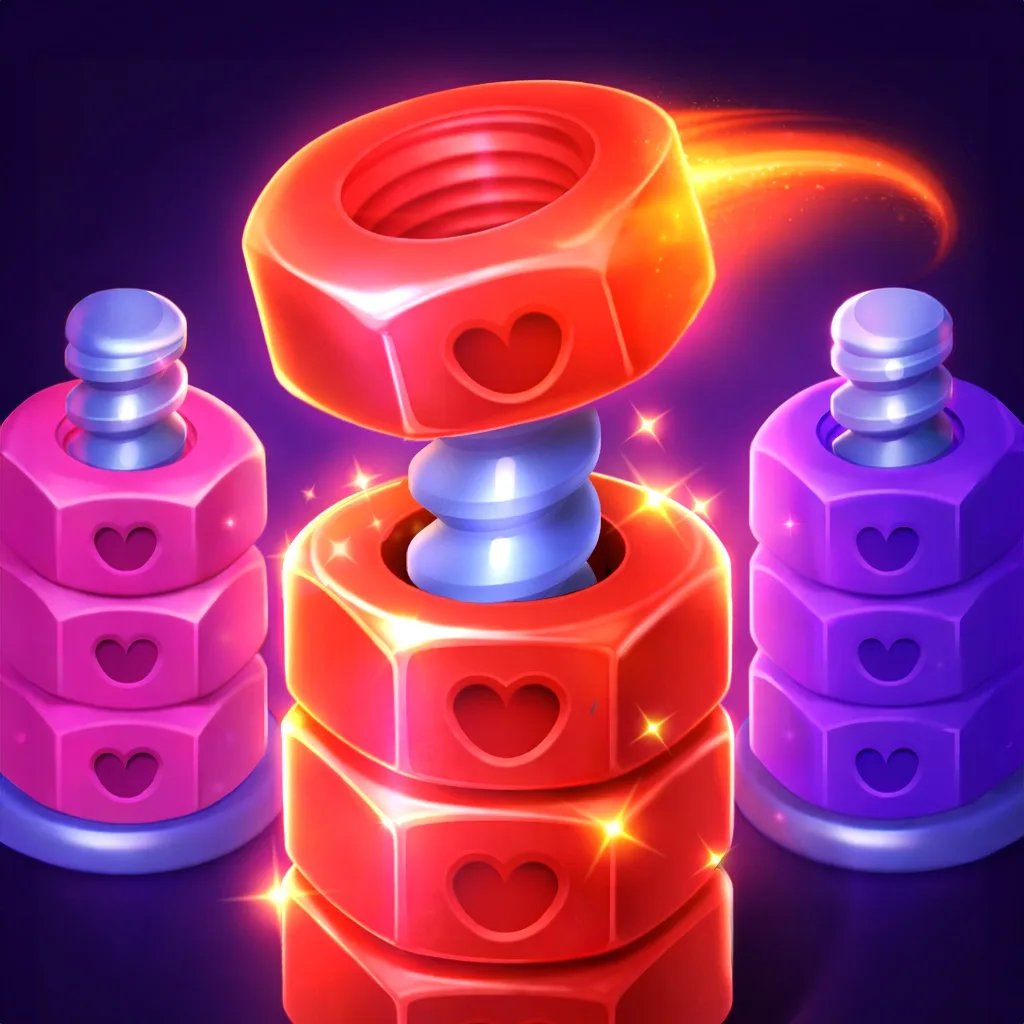 Nuts UP! Bolts Sort Puzzle