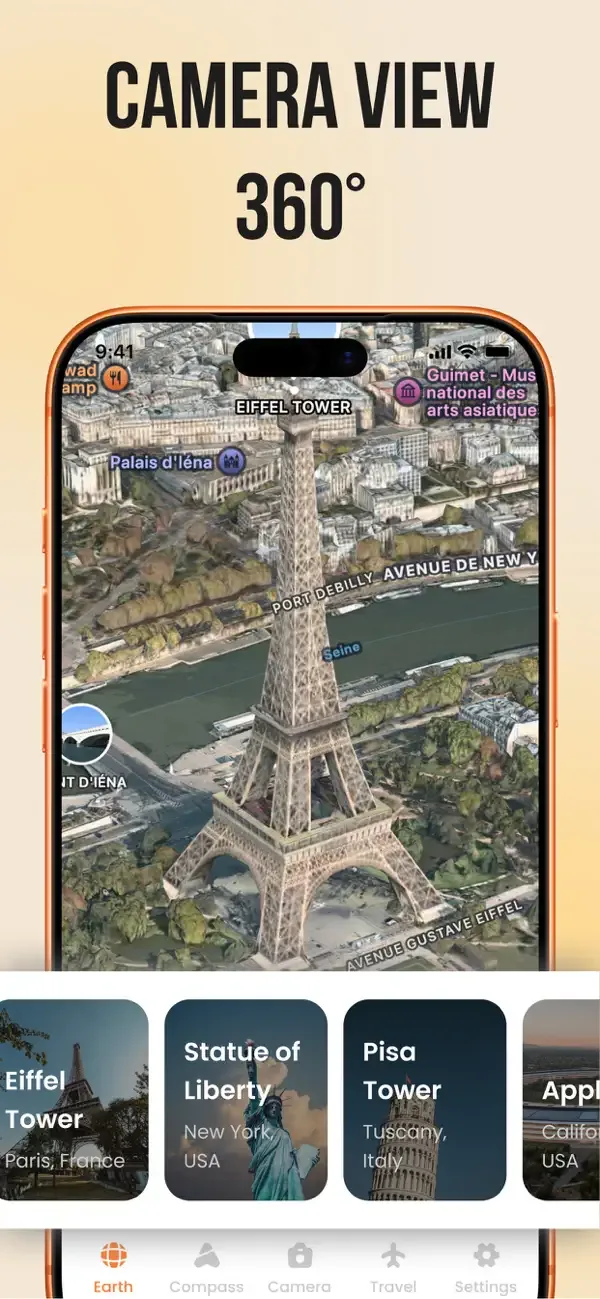 Travel Camera & Compass screenshot 3