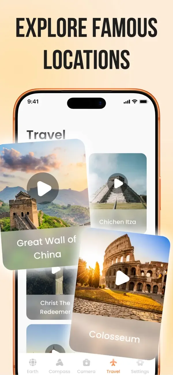 Travel Camera & Compass screenshot 4
