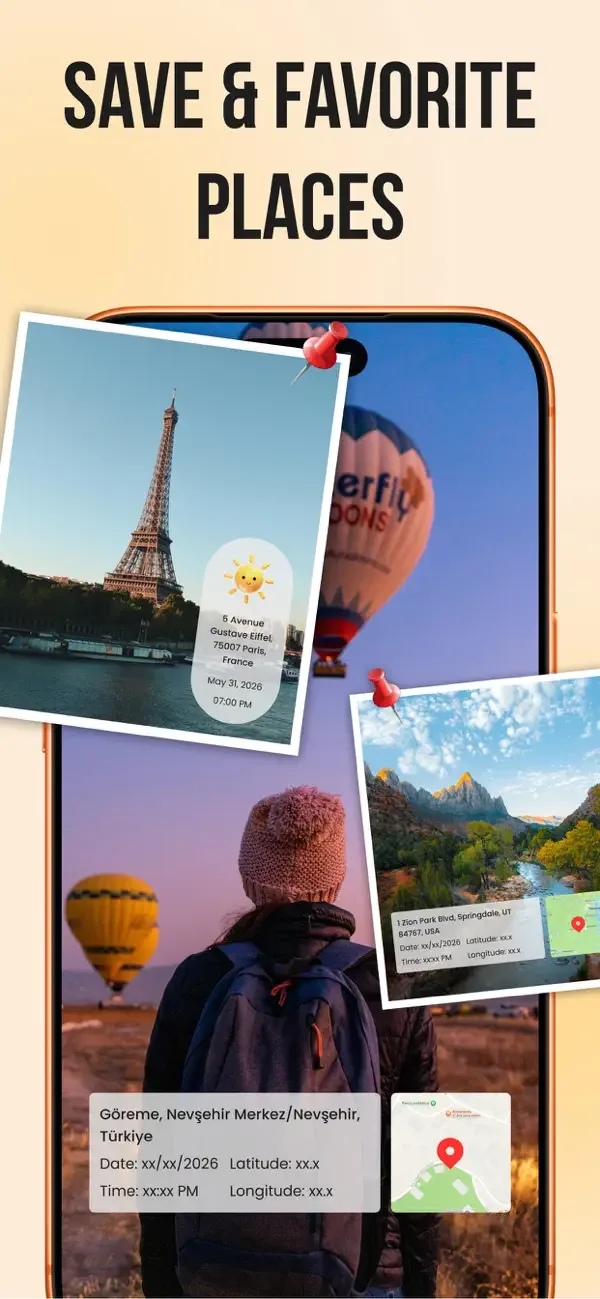 Travel Camera & Compass screenshot 5