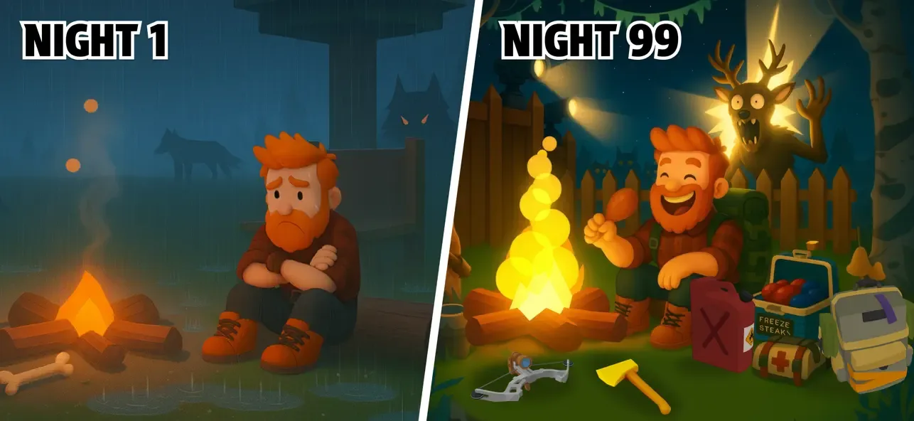 Forest Survival: 99 Days screenshot 2
