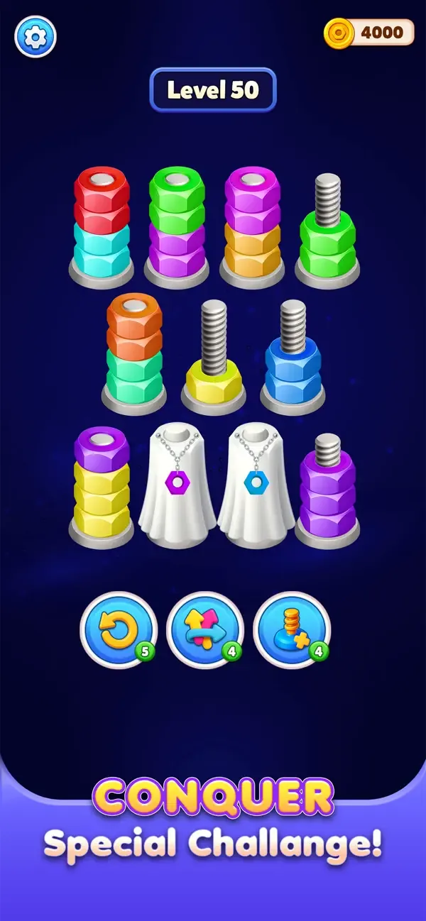 Nut Sort 3D: Color Match screenshot 5