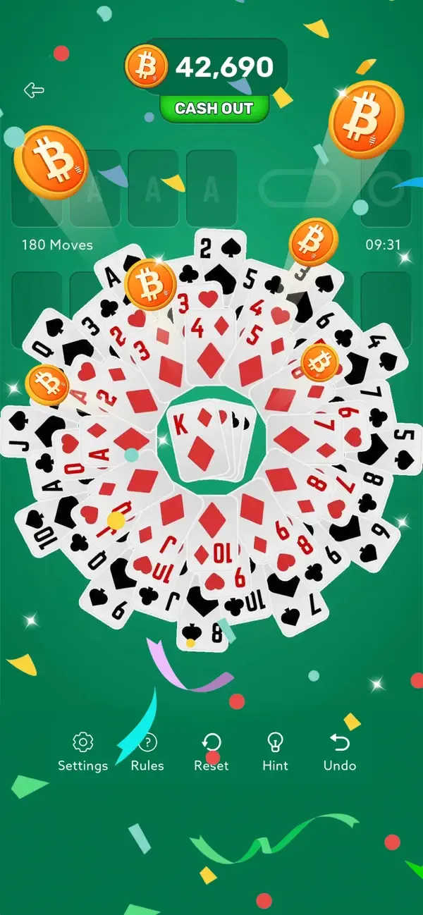 Solitaire - Earn Real Bitcoin screenshot 3