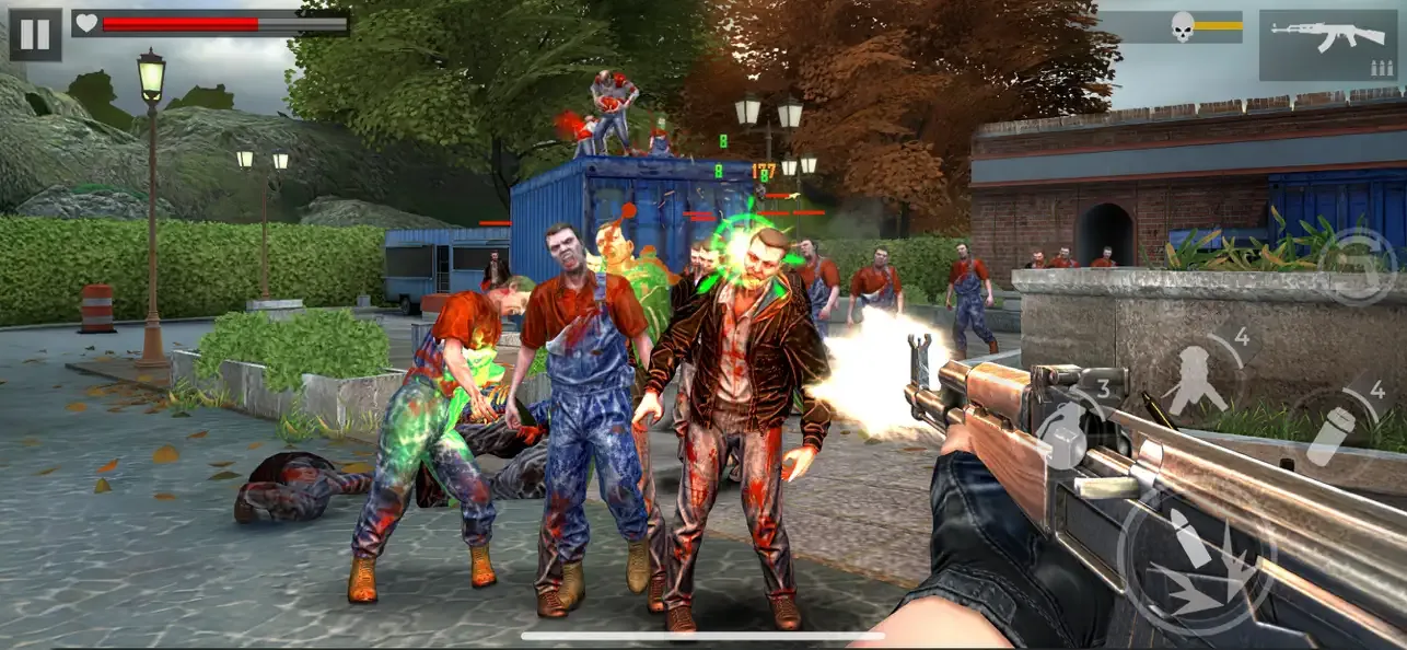 Fire Apocalypse: Zombie Games screenshot 1