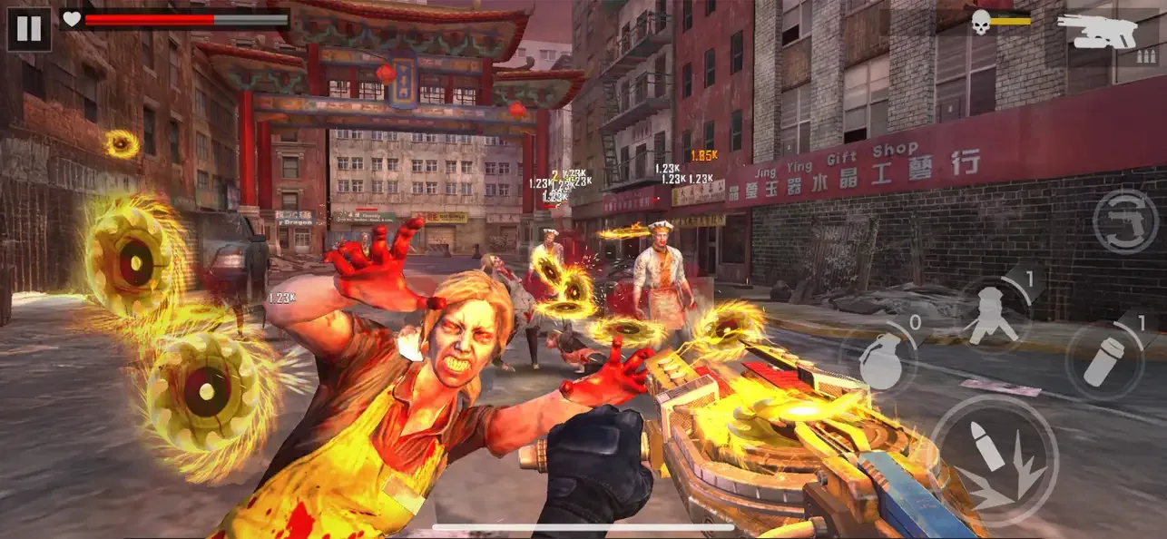 Fire Apocalypse: Zombie Games screenshot 2