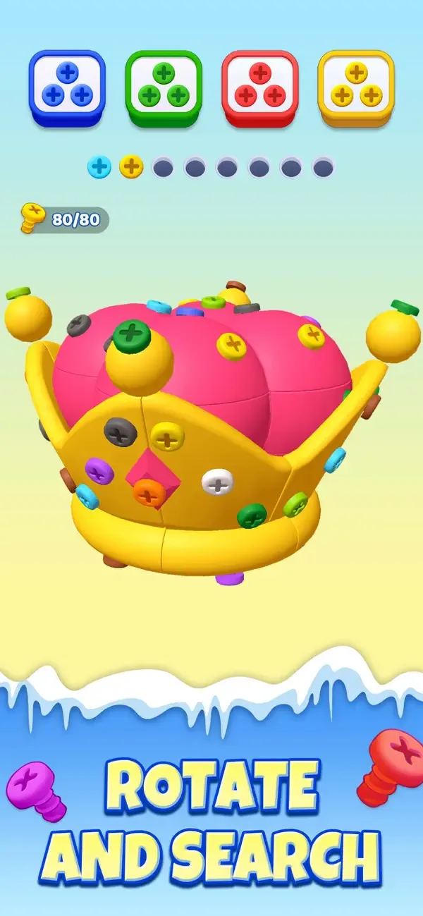 Unscrew Frenzy 3D screenshot 3
