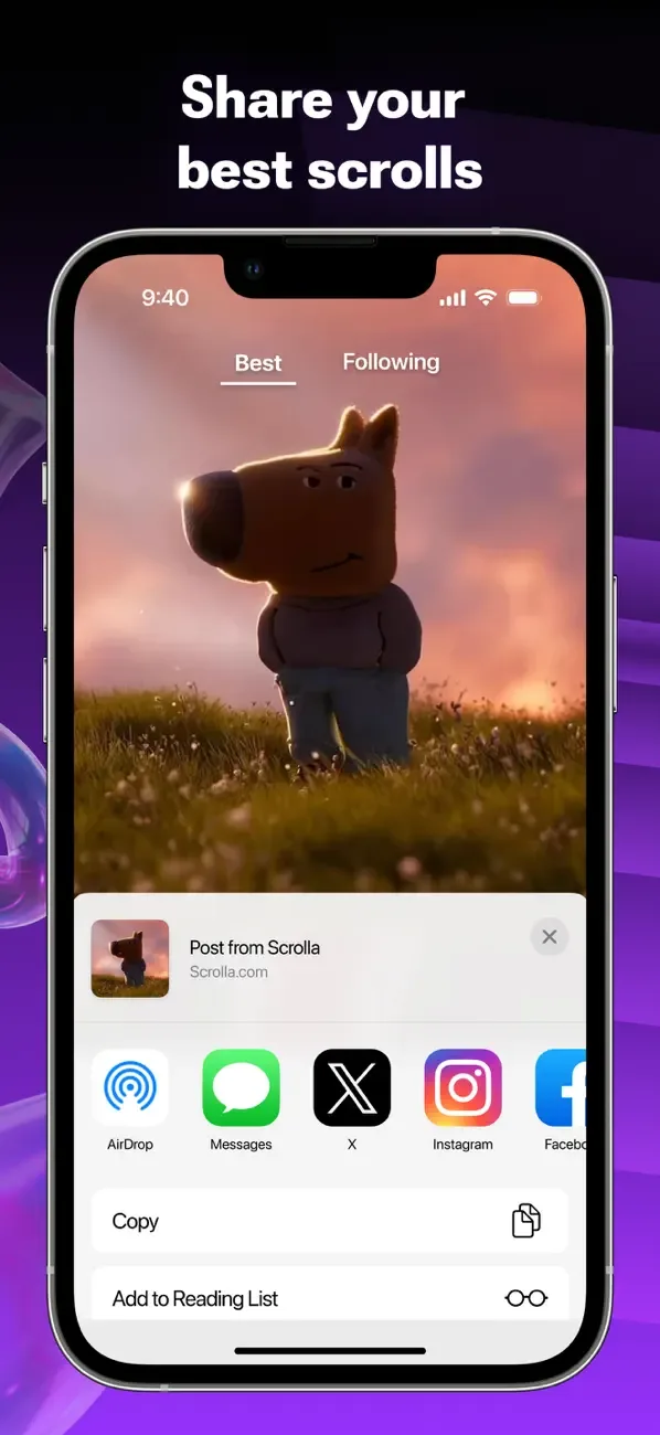 Scrolla: fun reels & memes screenshot 5