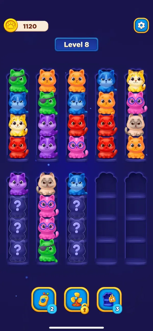 Paw Club: Cute Sorting Puzzle screenshot 1
