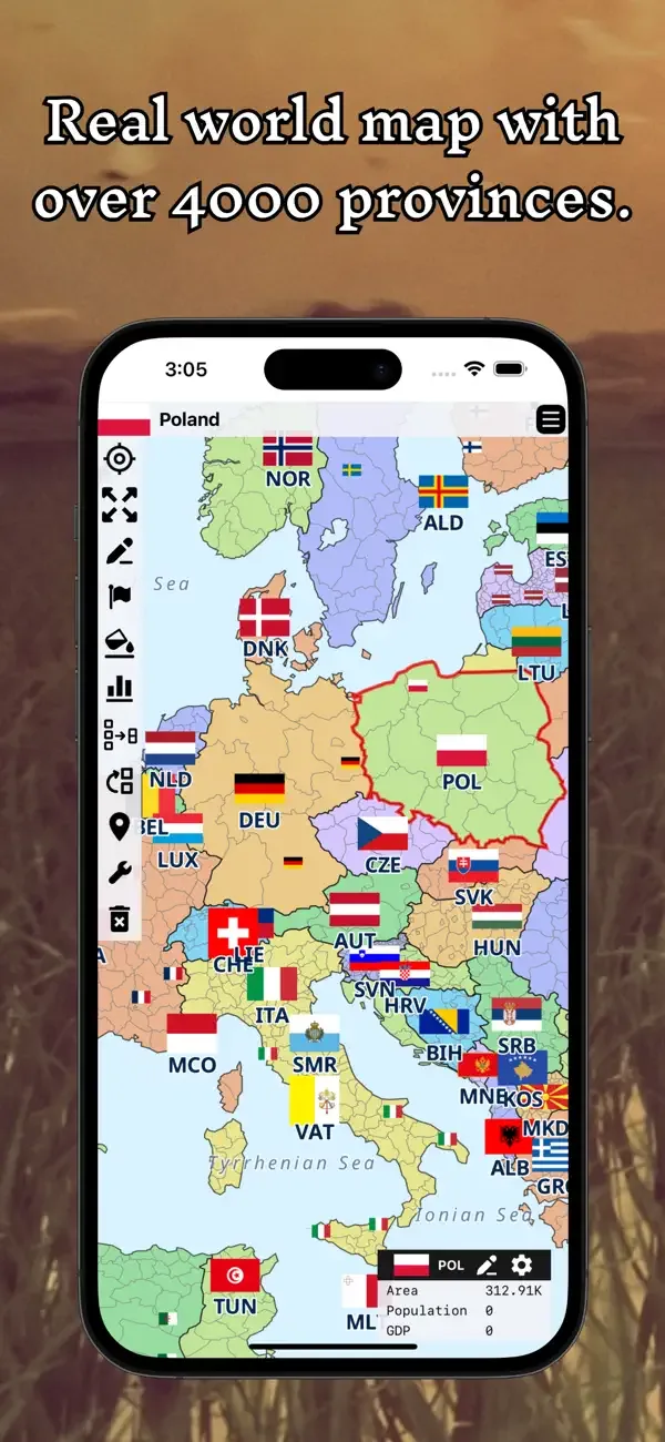 A+ World Map Editor Sandbox screenshot 1