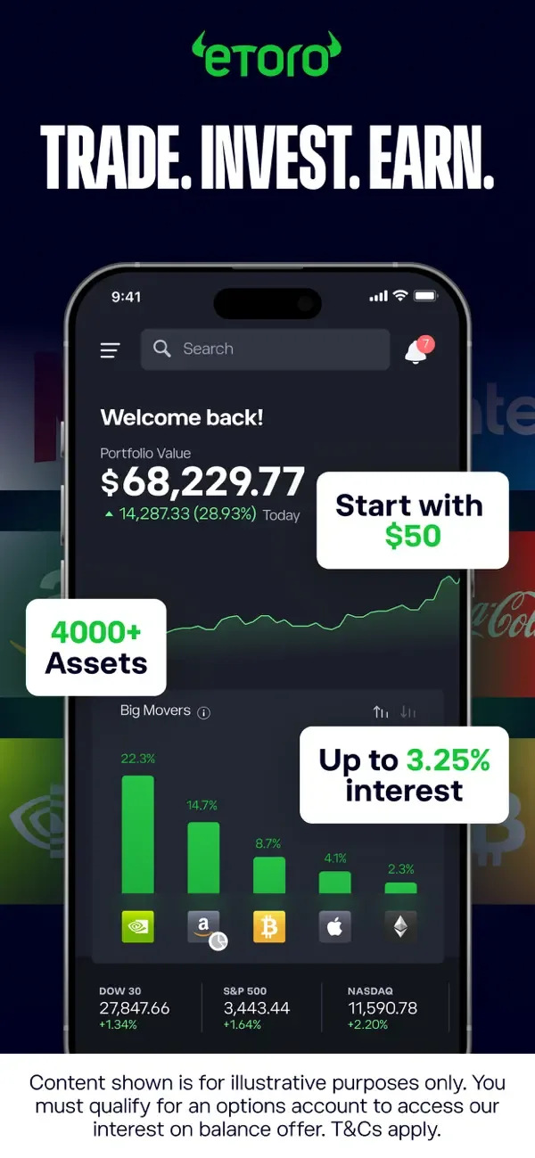 eToro: Investing made social screenshot 1