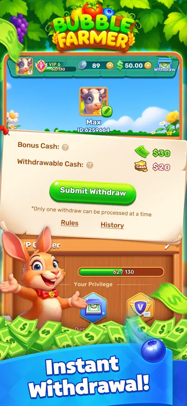 Bubble Farmer: Win Real Cash screenshot 5
