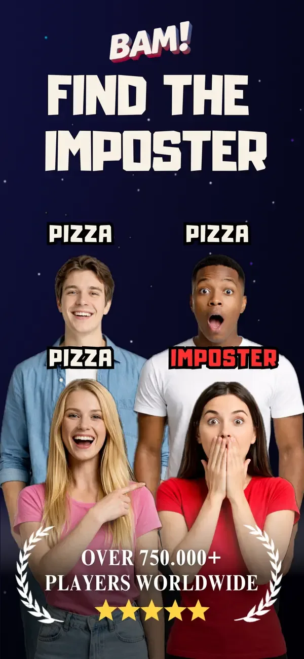 Imposter & Party Games - BAM! screenshot 1