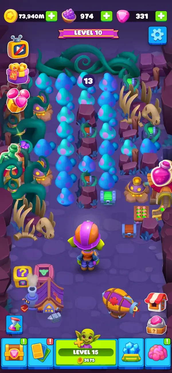 Goblin Miner: Idle Merger screenshot 1