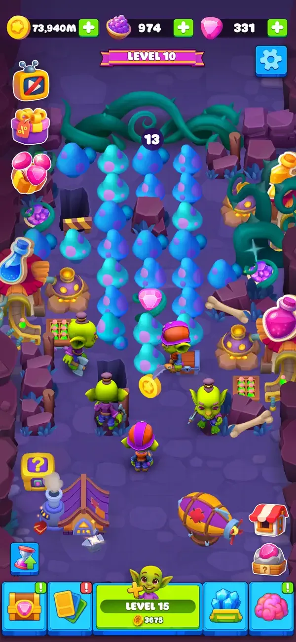 Goblin Miner: Idle Merger screenshot 2