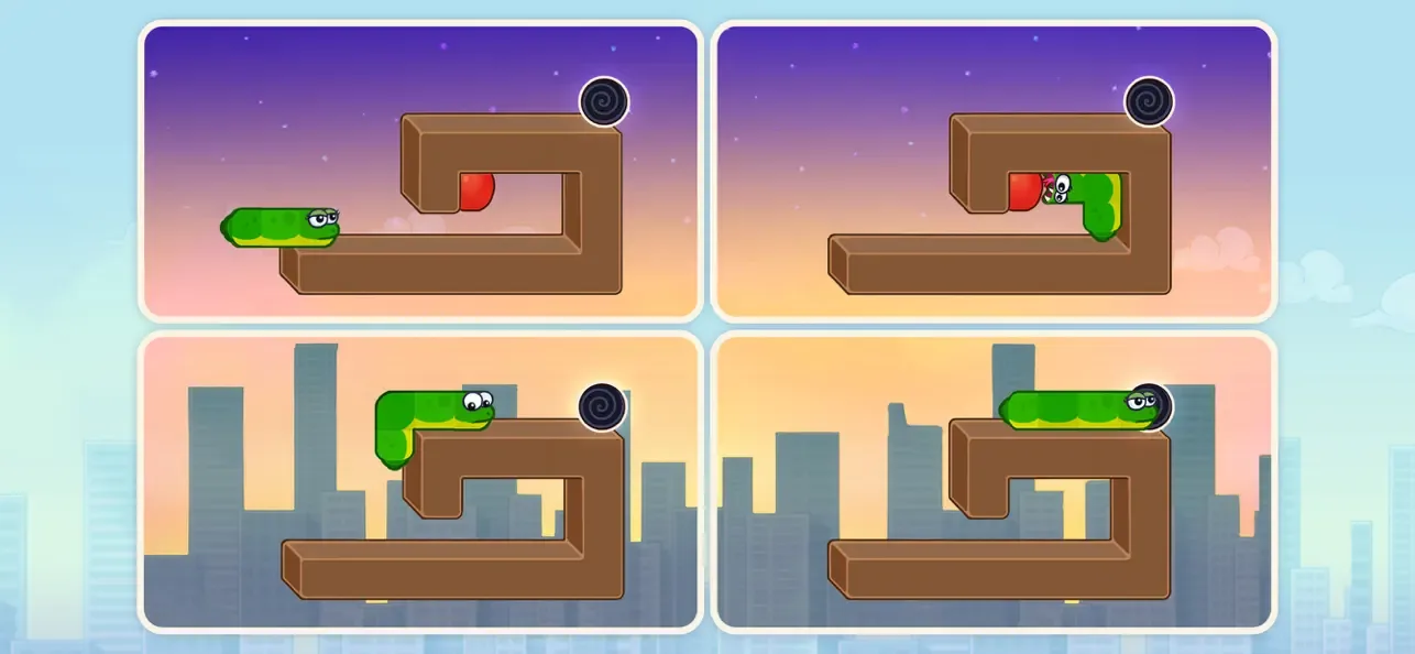 Snake Puzzle: Slither to Eat! screenshot 1