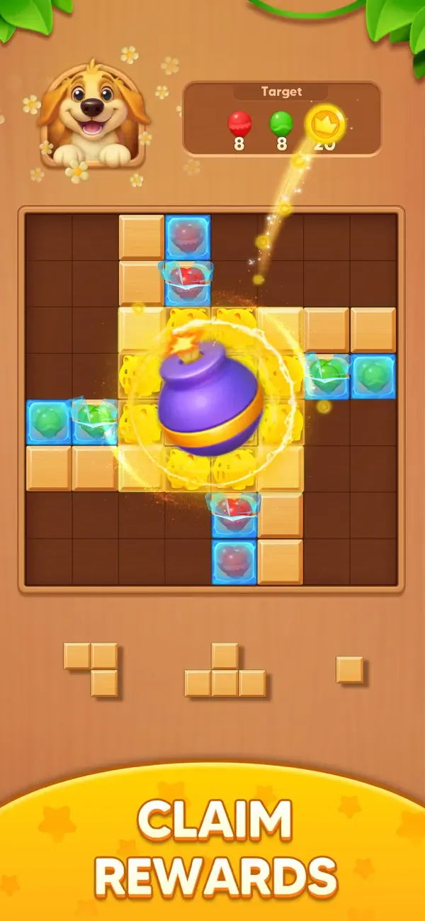 Block Match: Puzzle & Dog screenshot 2