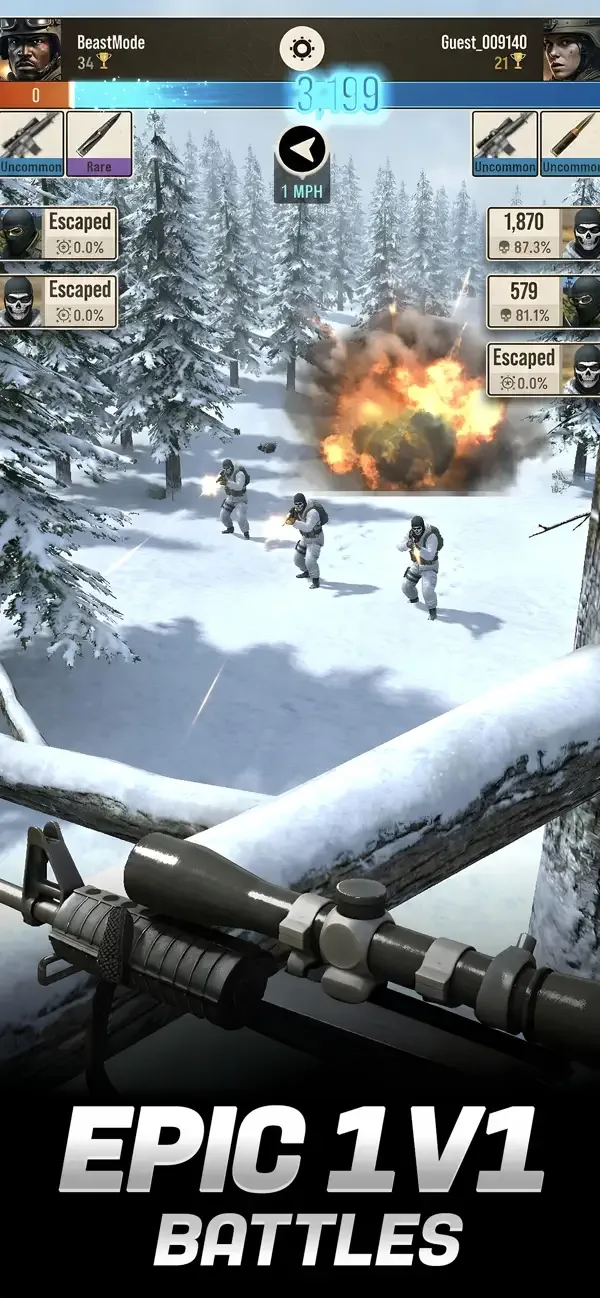Sniper Battle: 3D Shooter Game screenshot 1