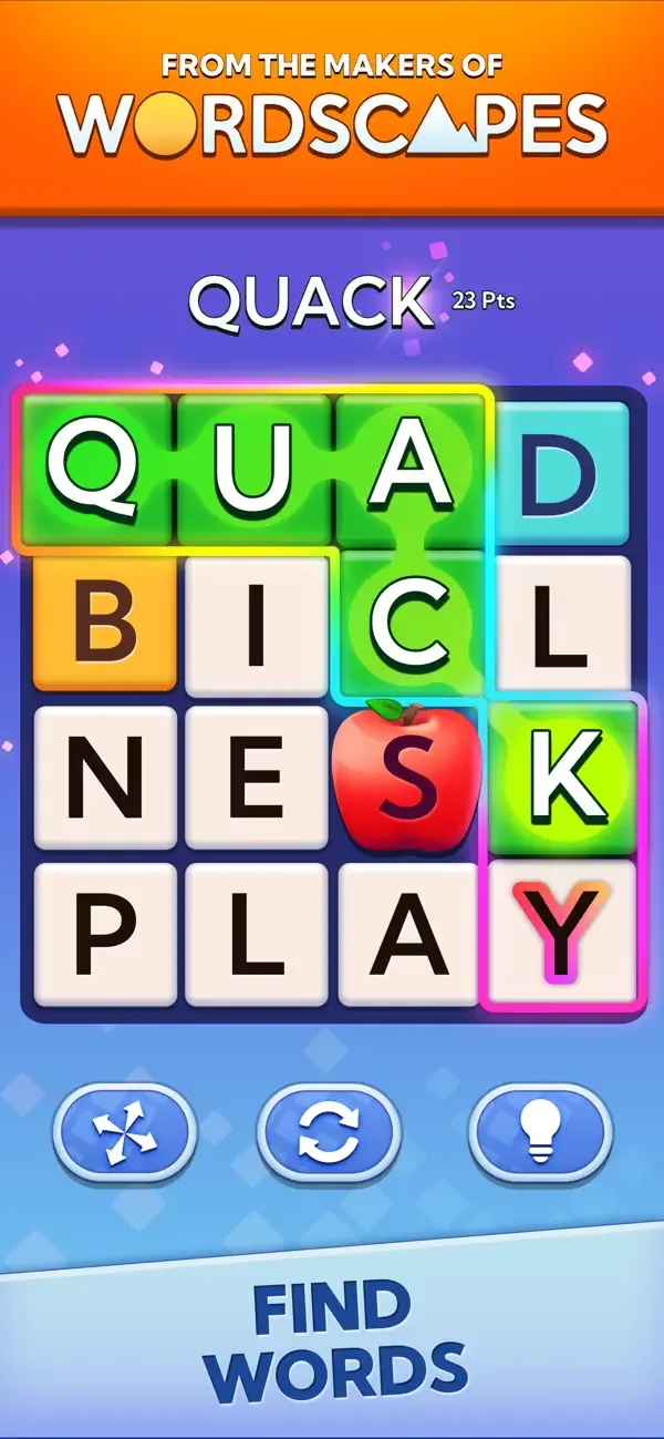 Wordscapes Word Blast screenshot 1