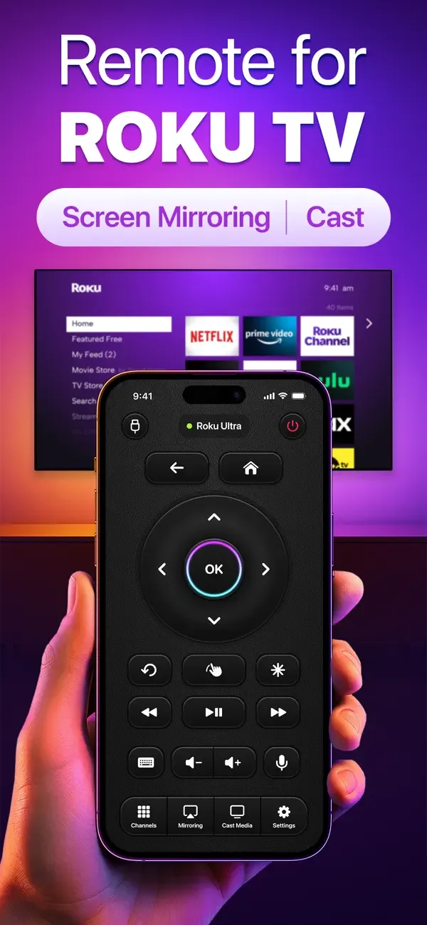 TV Remote for Roku Devices screenshot 1