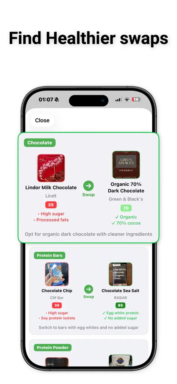 Exposr - Food Product Scanner screenshot 4