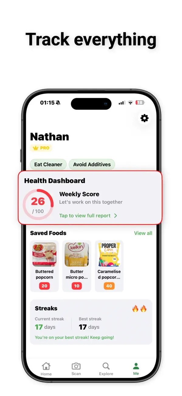 Exposr - Food Product Scanner screenshot 5