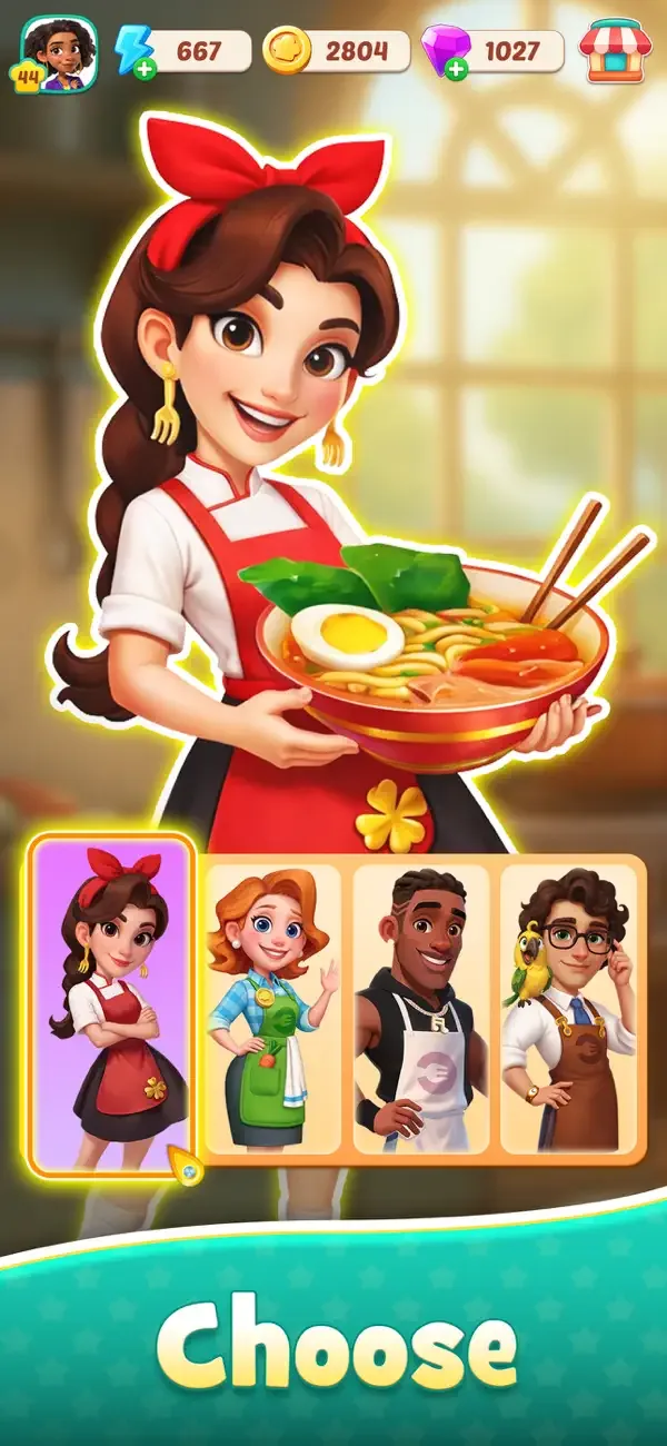 Foodstars: Merge & Cook screenshot 1