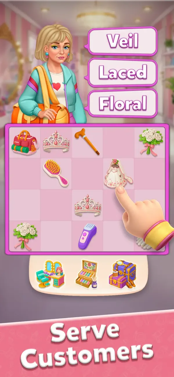 Glow Tales: Merge & Makeover screenshot 3