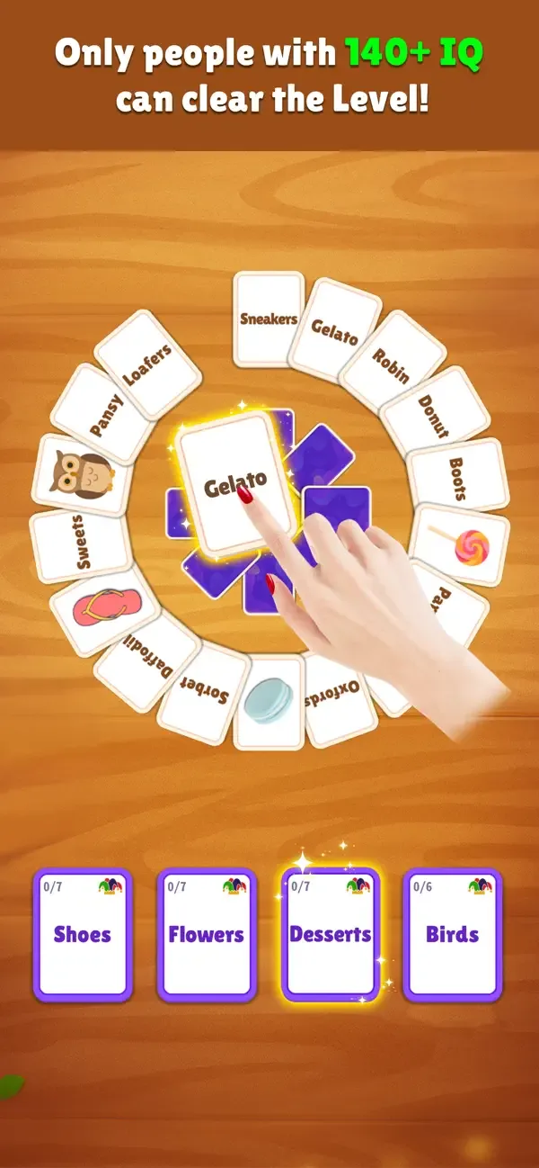 Words Klondike : Associations screenshot 1