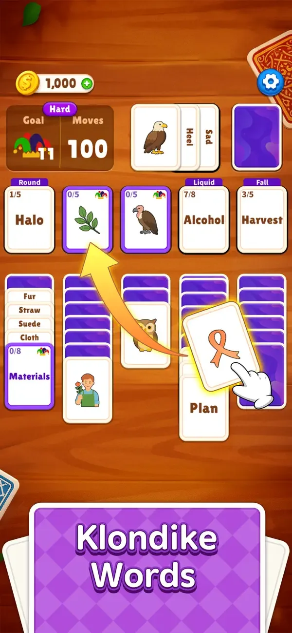Words Klondike : Associations screenshot 2