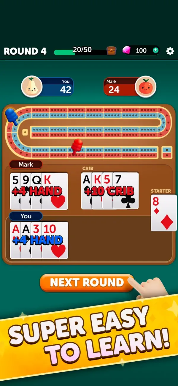 Cribbage Classic - Card Game screenshot 2