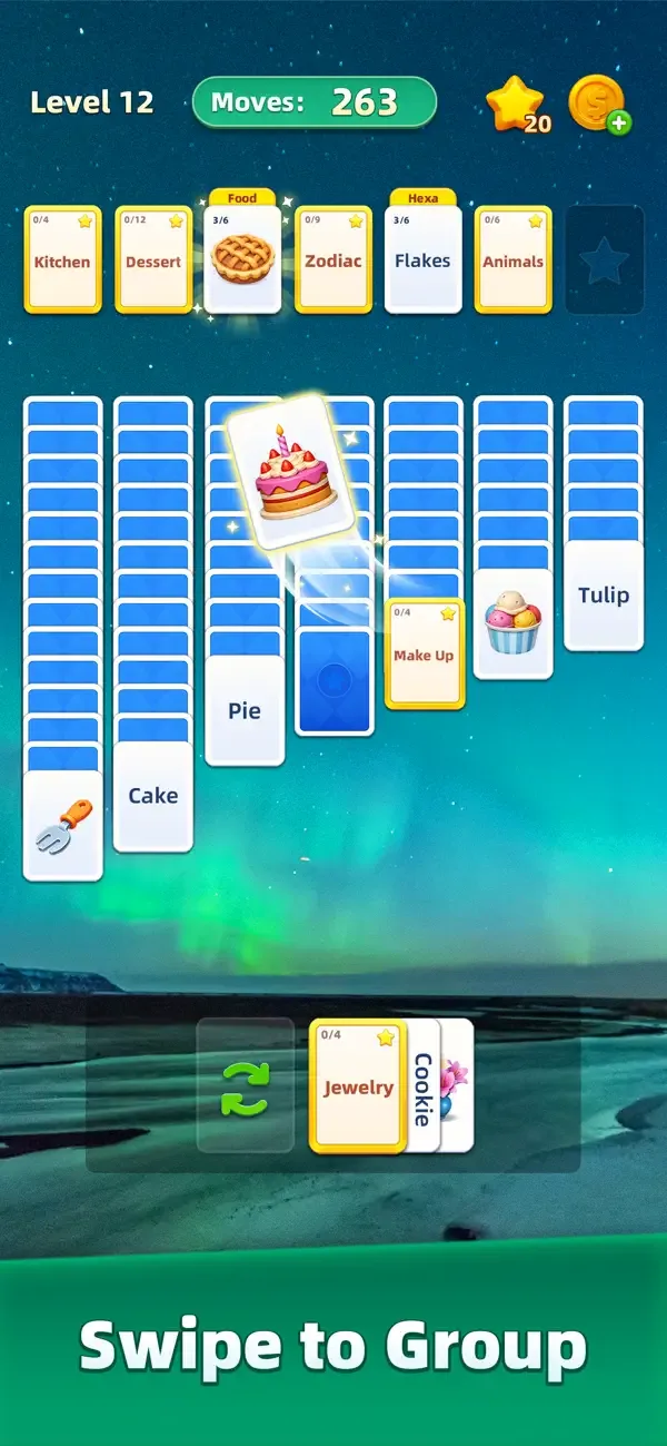 Word MindSort: Solitaire screenshot 2