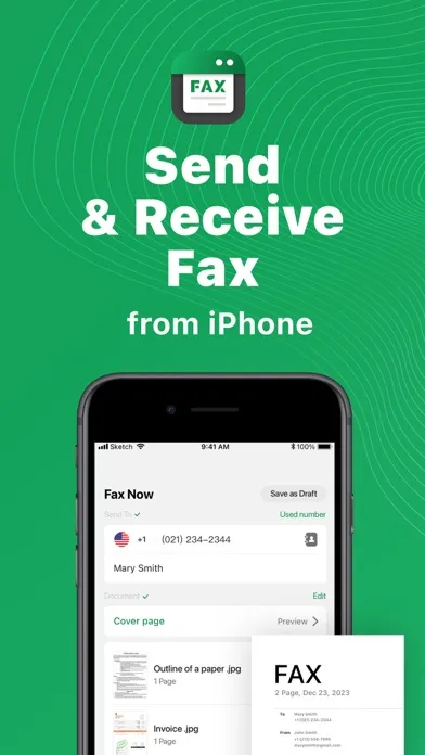 Tiny Fax: Send Fax From iPhone screenshot 1