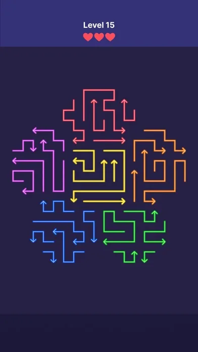 Neon Puzzle: Arrow Swipe screenshot 4