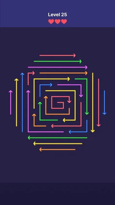 Neon Puzzle: Arrow Swipe screenshot 5