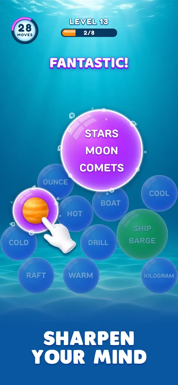 Bubble Word Jam screenshot 2