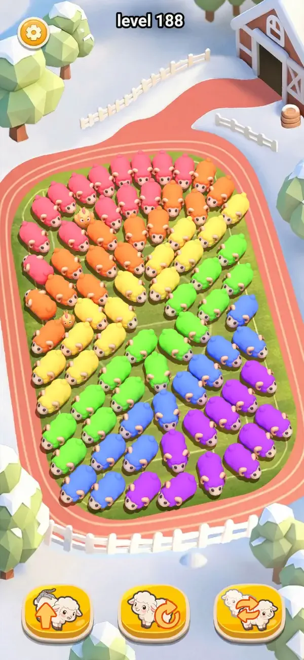 Sheep Dash -Farm Animal Escape screenshot 2