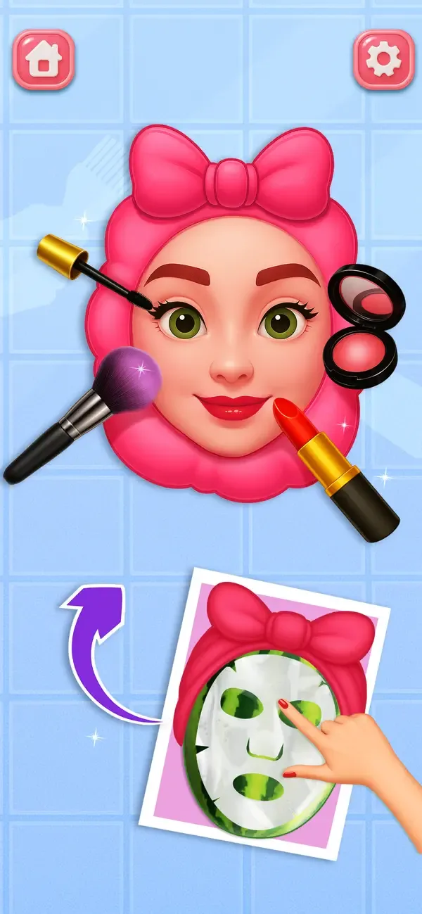 ASMR Makeover: Skincare Games screenshot 2