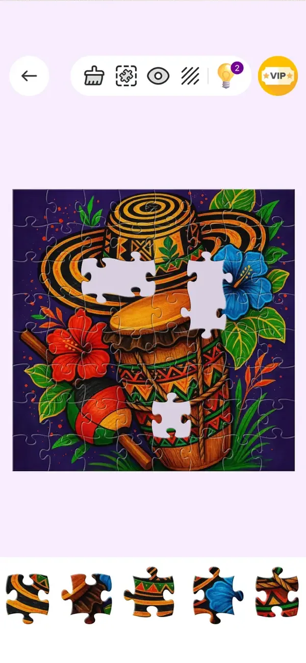 Black Jigsaw - Jigsaw Puzzles screenshot 1