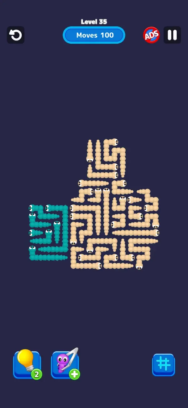 Worm Escape : Tap Out Puzzle screenshot 2