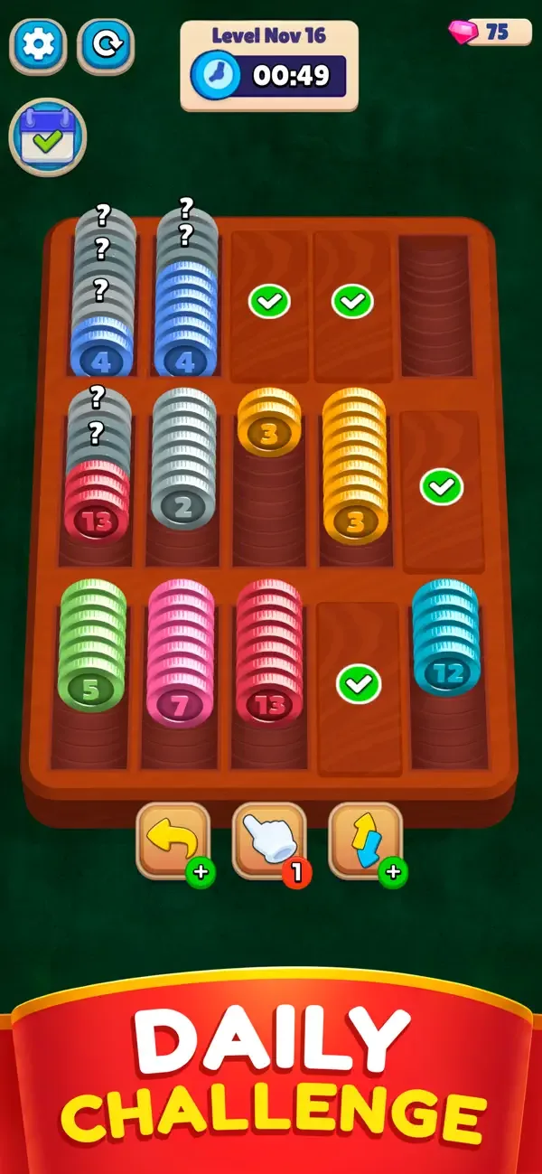 Pocket Sort: Coin Merge Puzzle screenshot 5