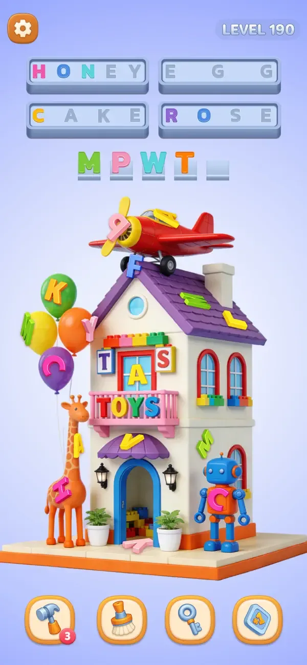 Word Screw - 3D Unscrew Bolts screenshot 2