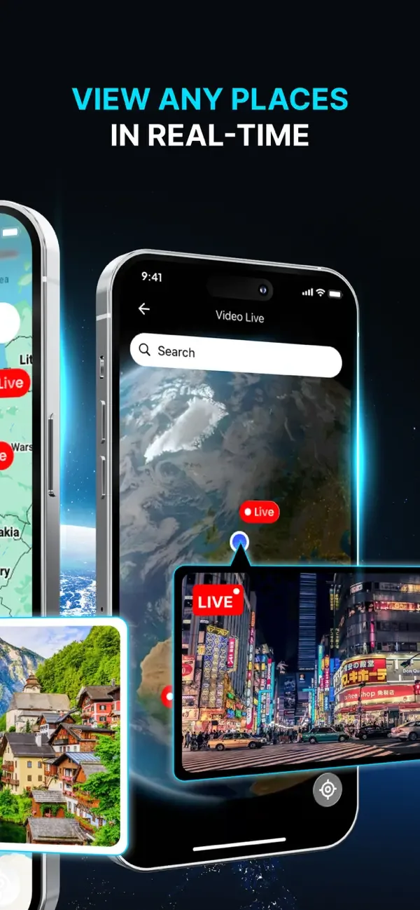 Mappa: GPS & Live Earth Camera screenshot 2