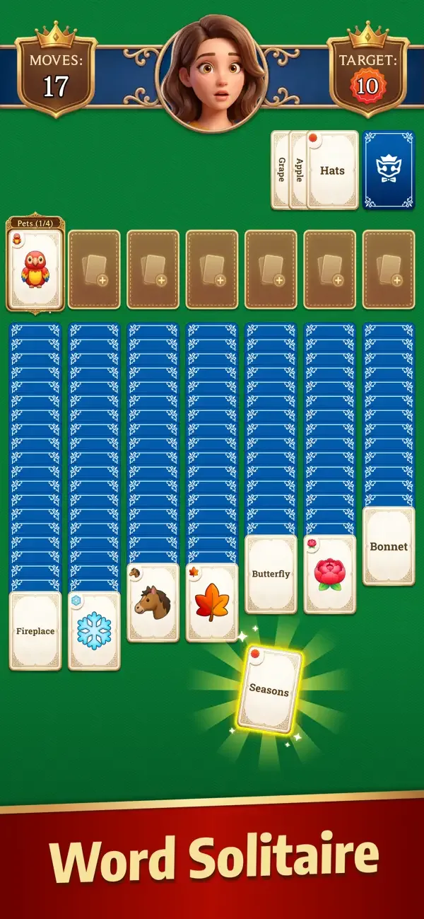 Solitaire Word Associations screenshot 1