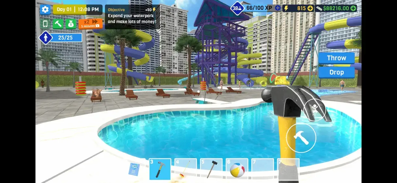 Waterpark Owner Simulator screenshot 2