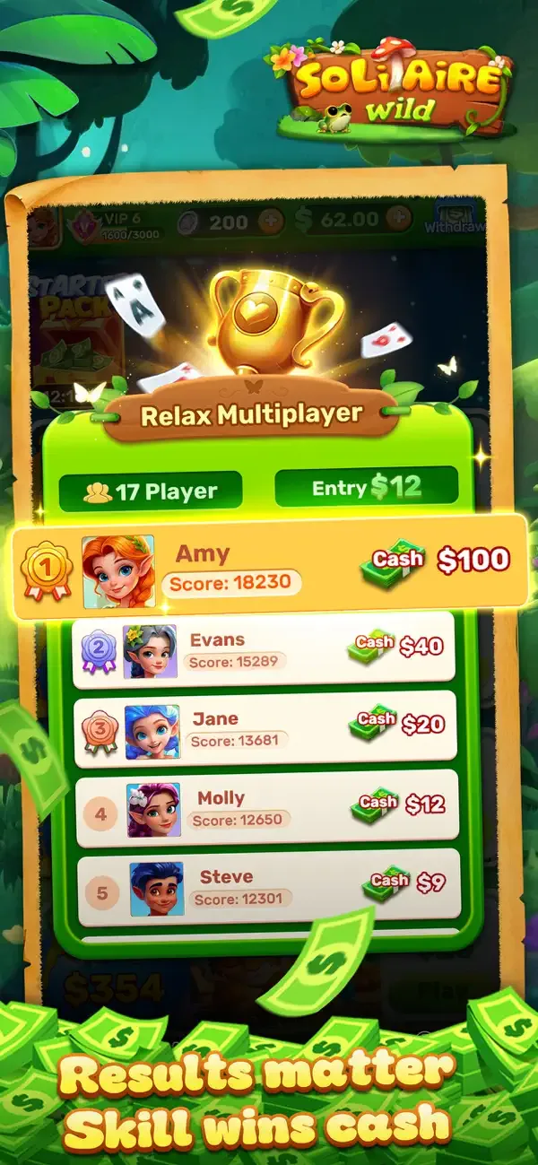 Solitaire Wild:Win Real Cash screenshot 5