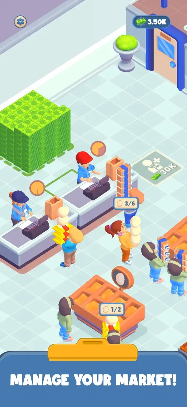 Supermarket Idle - Shop Tycoon screenshot 1