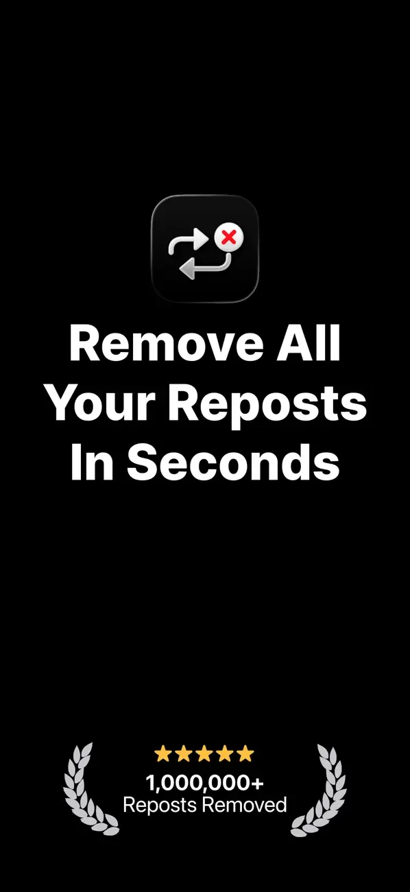 Unrepostify: Remove Reposts screenshot 1