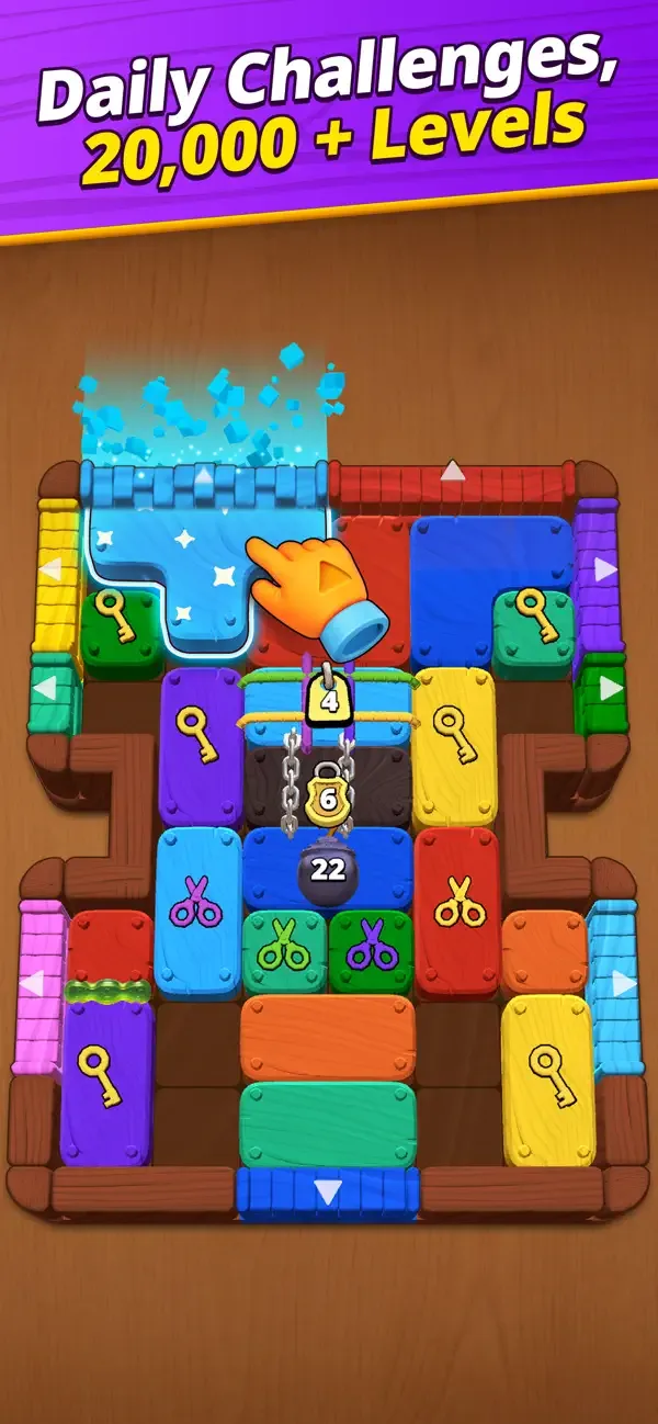 Wood Rush Puzzle screenshot 4